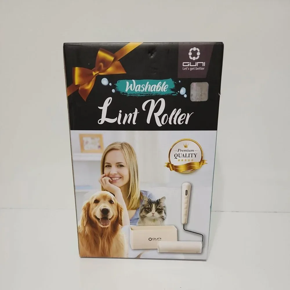Guni Washable Lint Roller–Reusable Sticky Roller for Pets Clothes and‎ Sofas